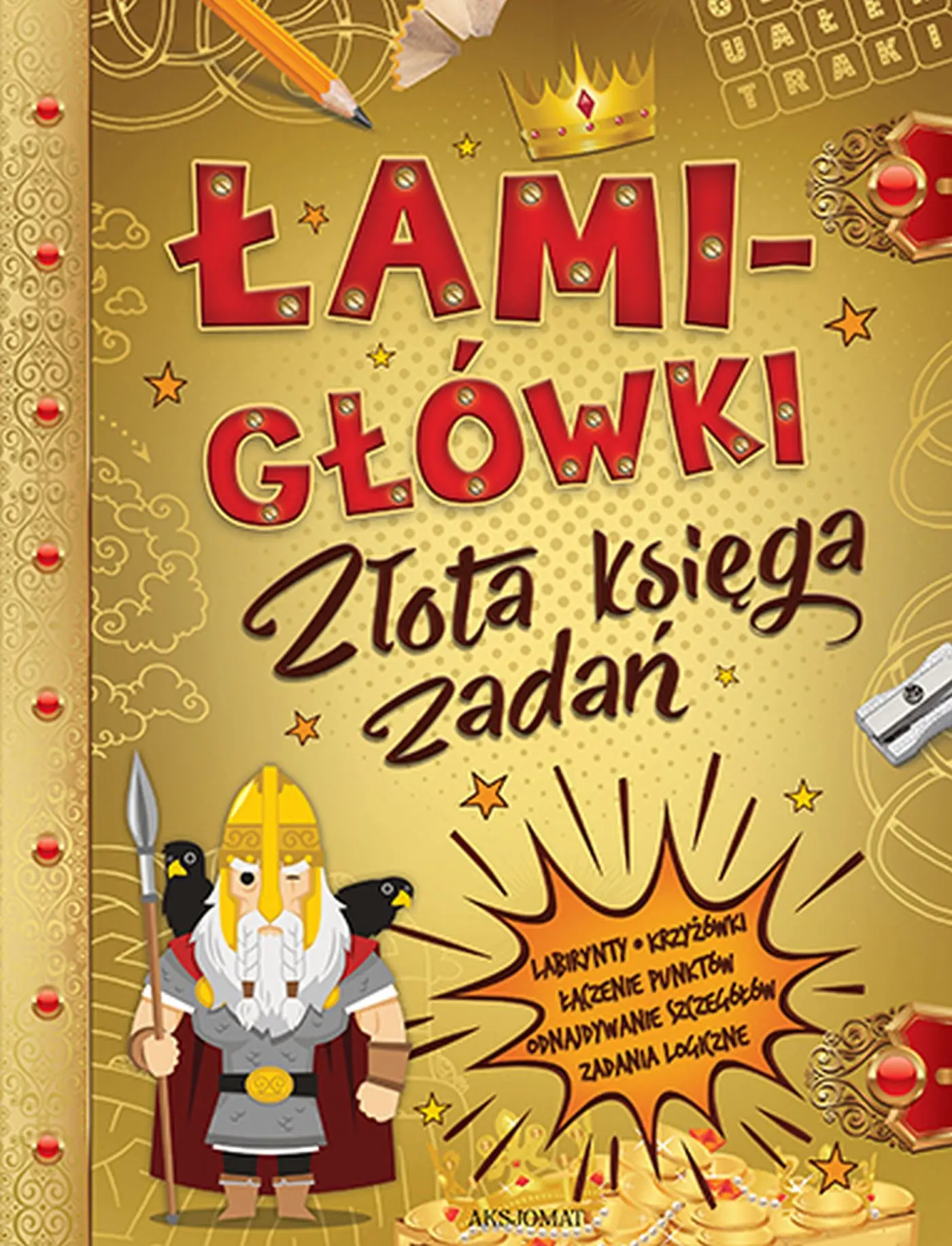 Książka - Łamigłowki. Złota księga zadań