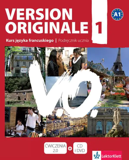 Książka - Version Originale 1. Podręcznik + CD i DVD