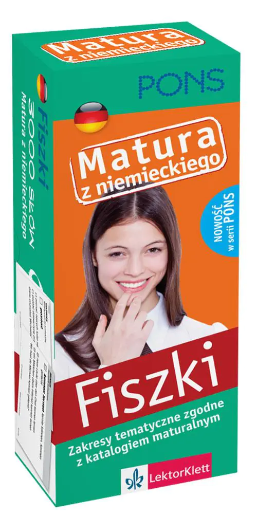 Książka - Fiszki 3000 słów. Niemiecki na maturę