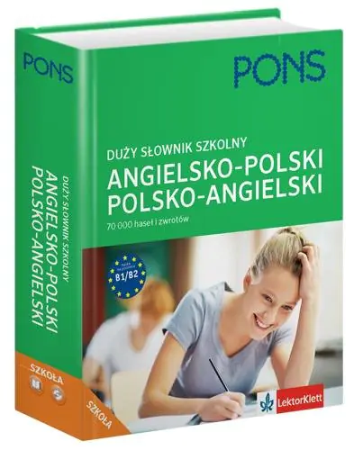 Książka - Słownik duży szkolny angielsko-polski, polsko-ang.
