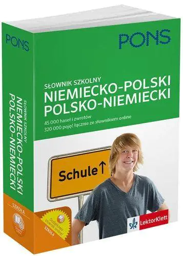 Książka - Słownik szkolny niemiecko-polski, polsko-niemiecki