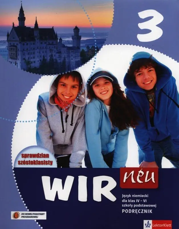Książka - Wir neu 3. Język niemiecki. Podręcznik. Klasa 4-6. Szkoła podstawowa + CD