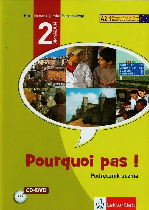 Książka - Pourquoi pas! 2 podr.+ 2CD LEKTORKLETT