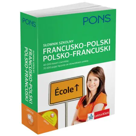 PONS. Szkolny słownik francusko-polski i polsko-francuski + słownik online