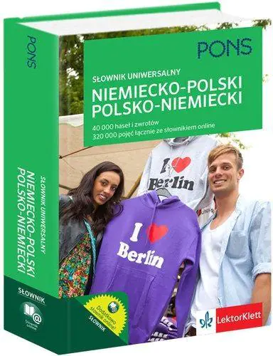 Książka - PONS. Słownik uniwersalny niemiecko-polski i polsko-niemiecki