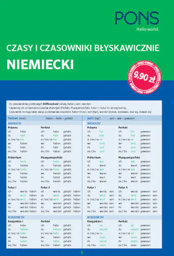 Książka - Pons. Niemiecki. Czasy i czasowniki