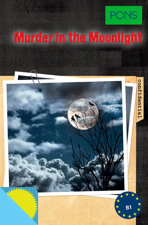 Książka - Murder in the Moonlight (B1) PONS. Lektury w oryginale z opracowaniem i nagraniami. Język angielski