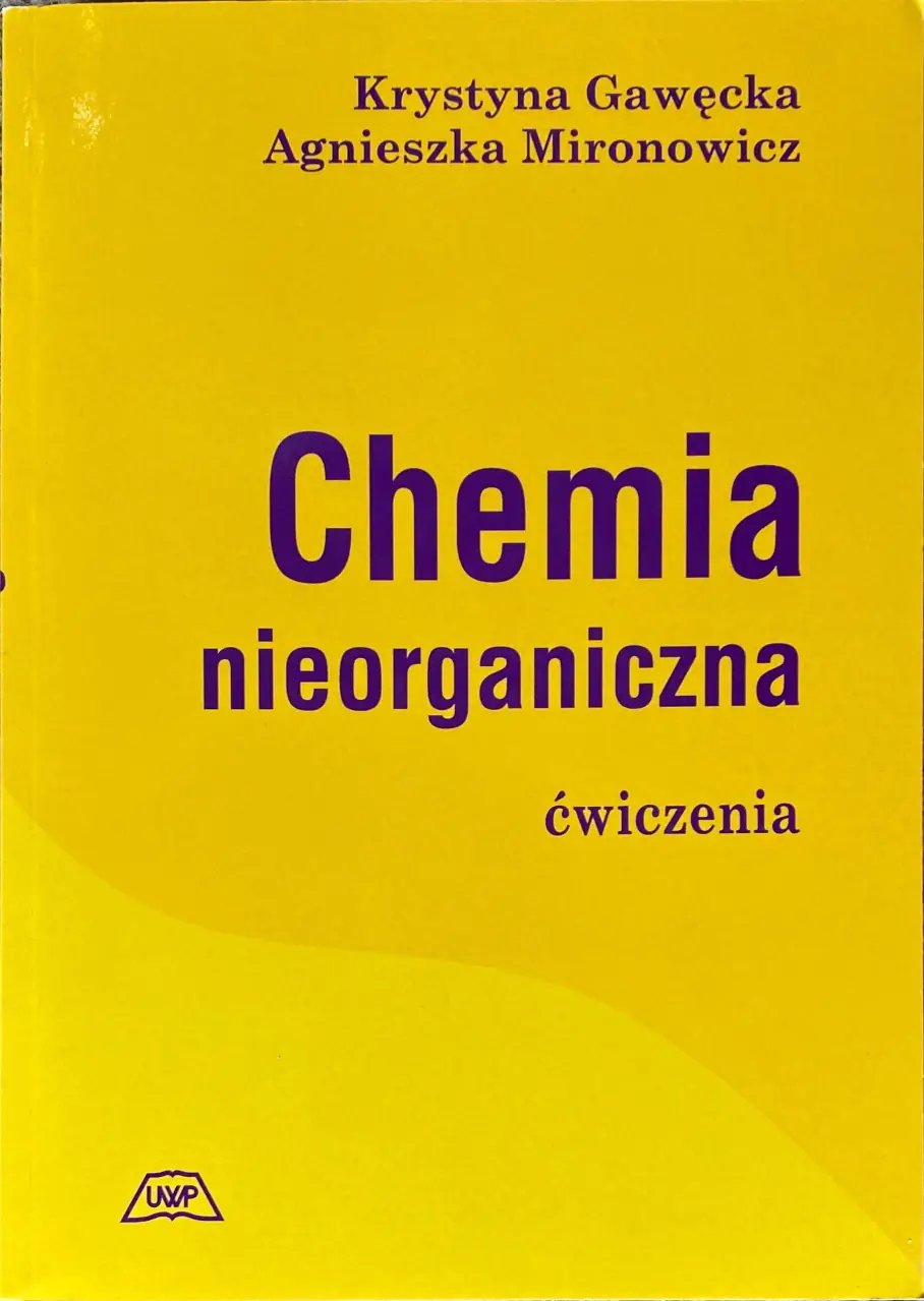 Książka - Chemia nieorganiczna ćwiczenia