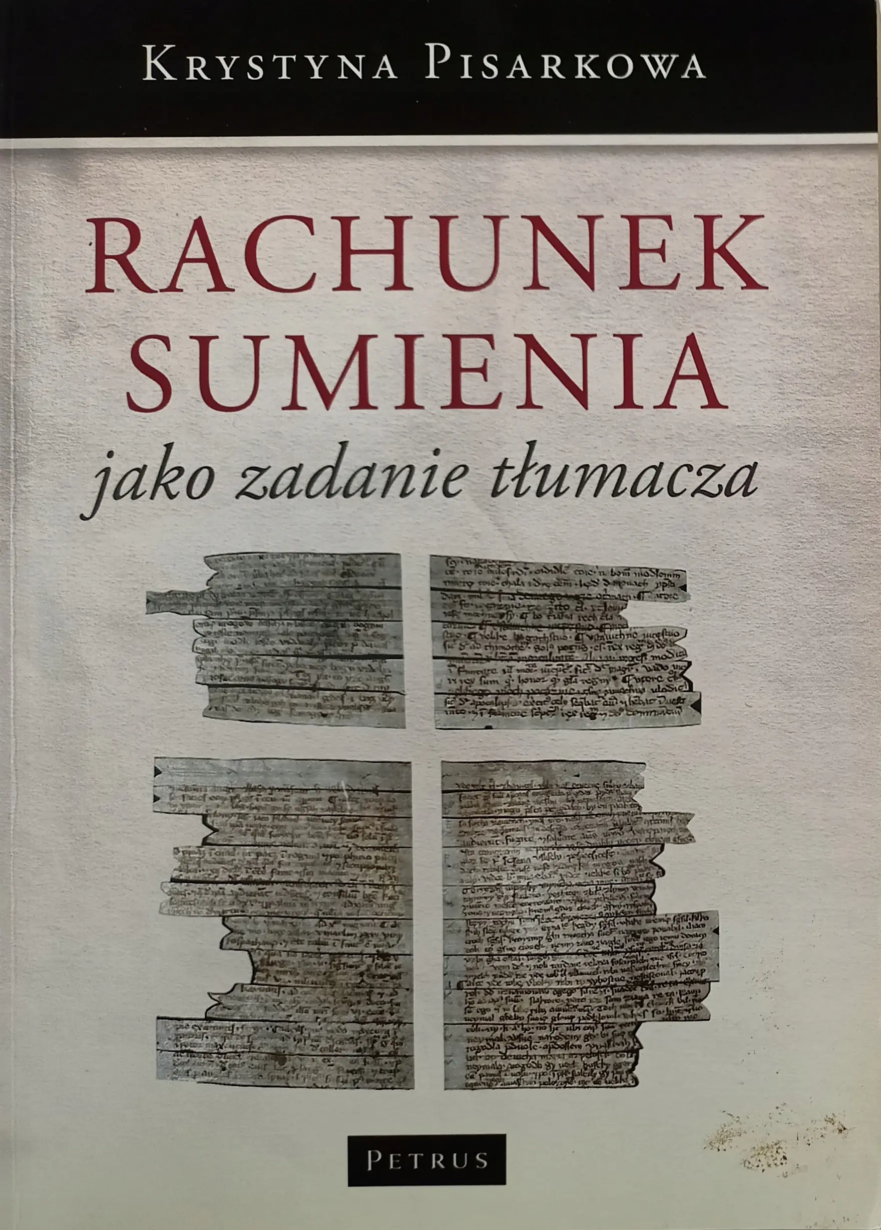 Książka - Rachunek sumienia jako zadanie tłumacza