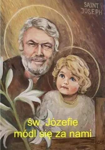 Książka - Magnes na lodówkę - Św. Józef