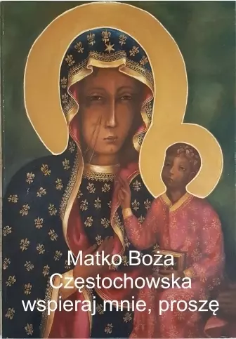 Książka - Magnes na lodówkę - Matka Boska Częstochowska