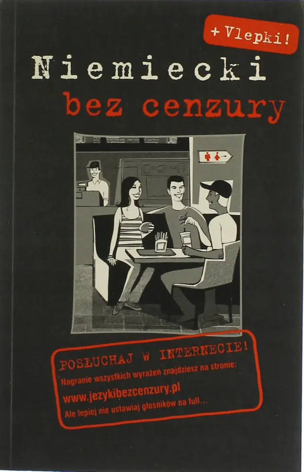 Książka - Niemiecki bez cenzury + Vlepki