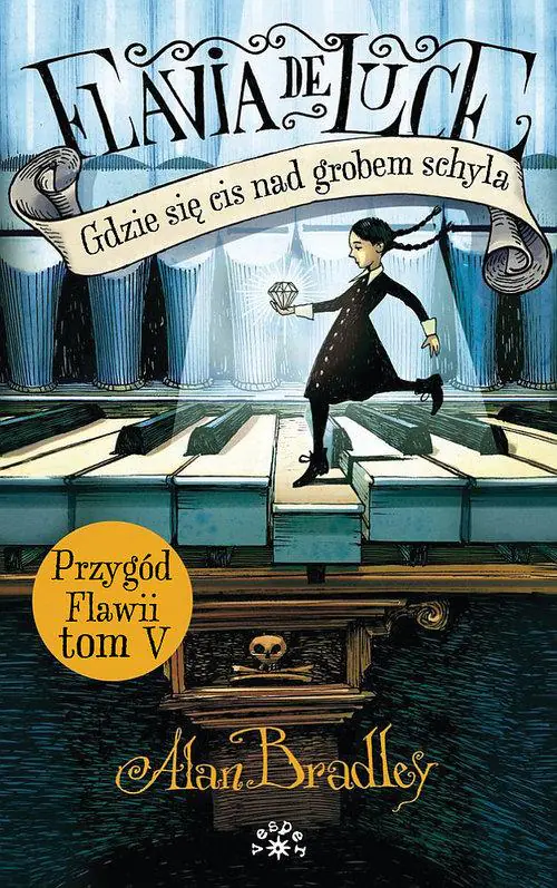 Książka - Gdzie się cis nad grobem schyla. Flawia de Luce. Tom 5