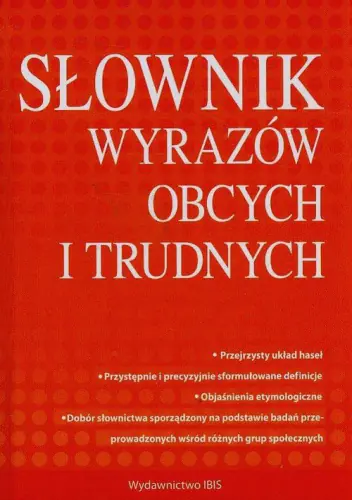 Książka - Słownik wyrazów obcych i trudnych