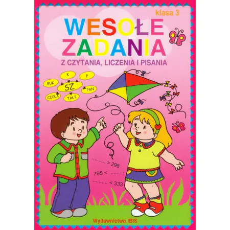 Książka - Wesołe zadania z czytania liczenia i pisania klasa 3