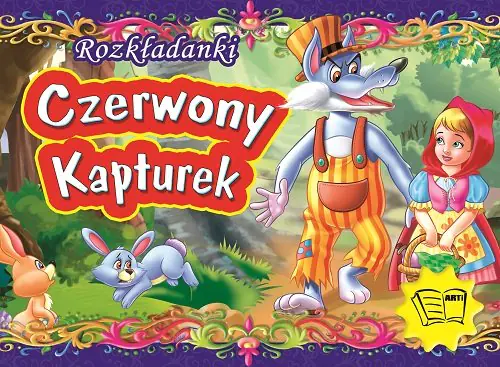 Książka - Czerwony Kapturek. Rozkładanki