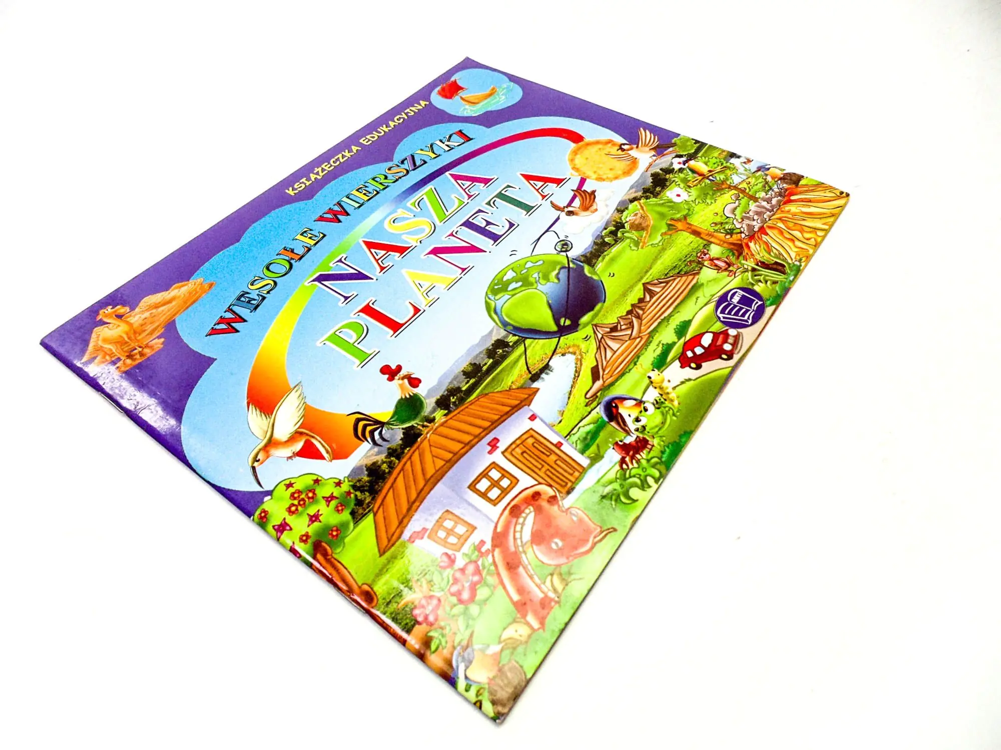 Książka - Nasza planeta wesołe wierszyki z naklejkami