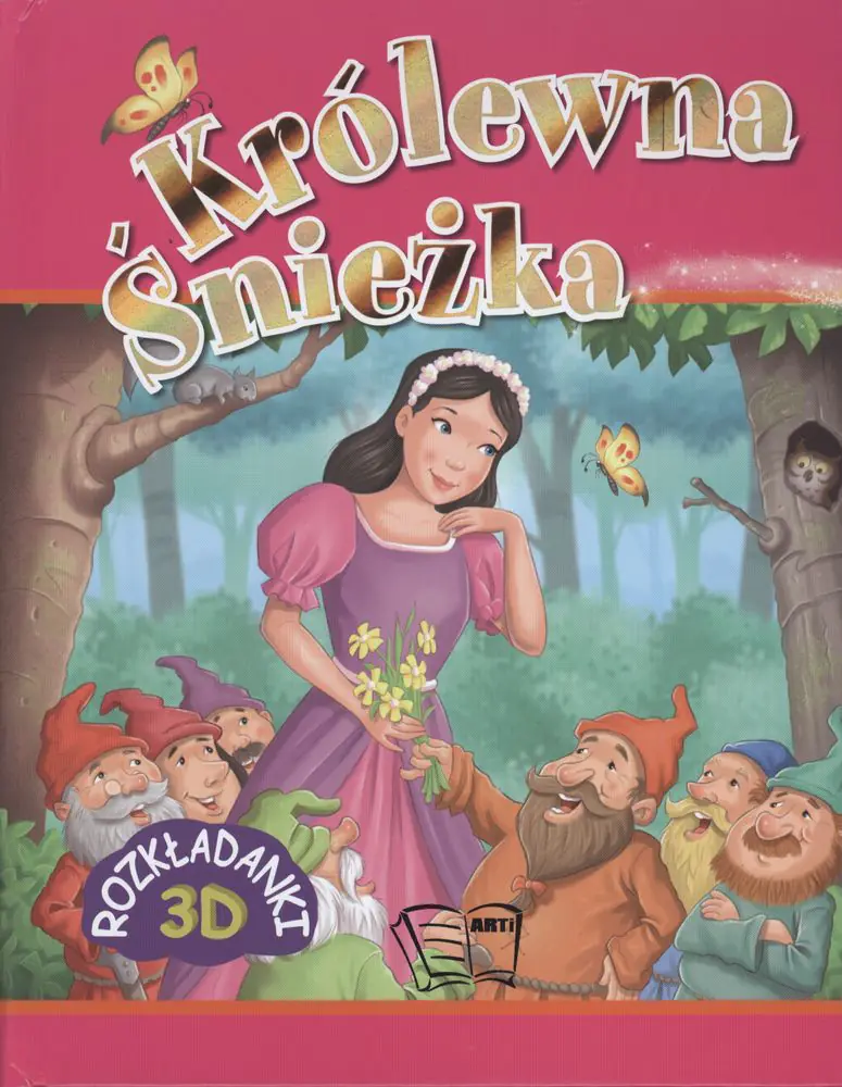 Książka - Rozkładanki 3D. Królewna Śnieżka