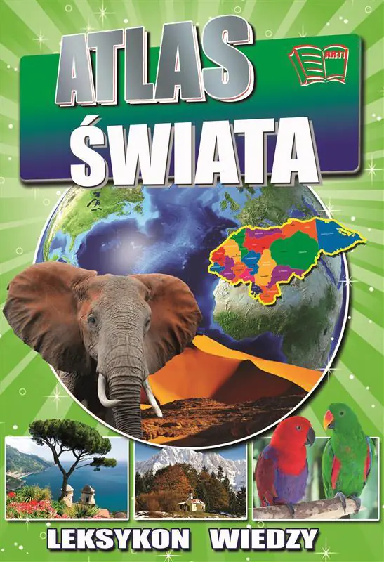 Książka - Leksykon wiedzy Atlas świata