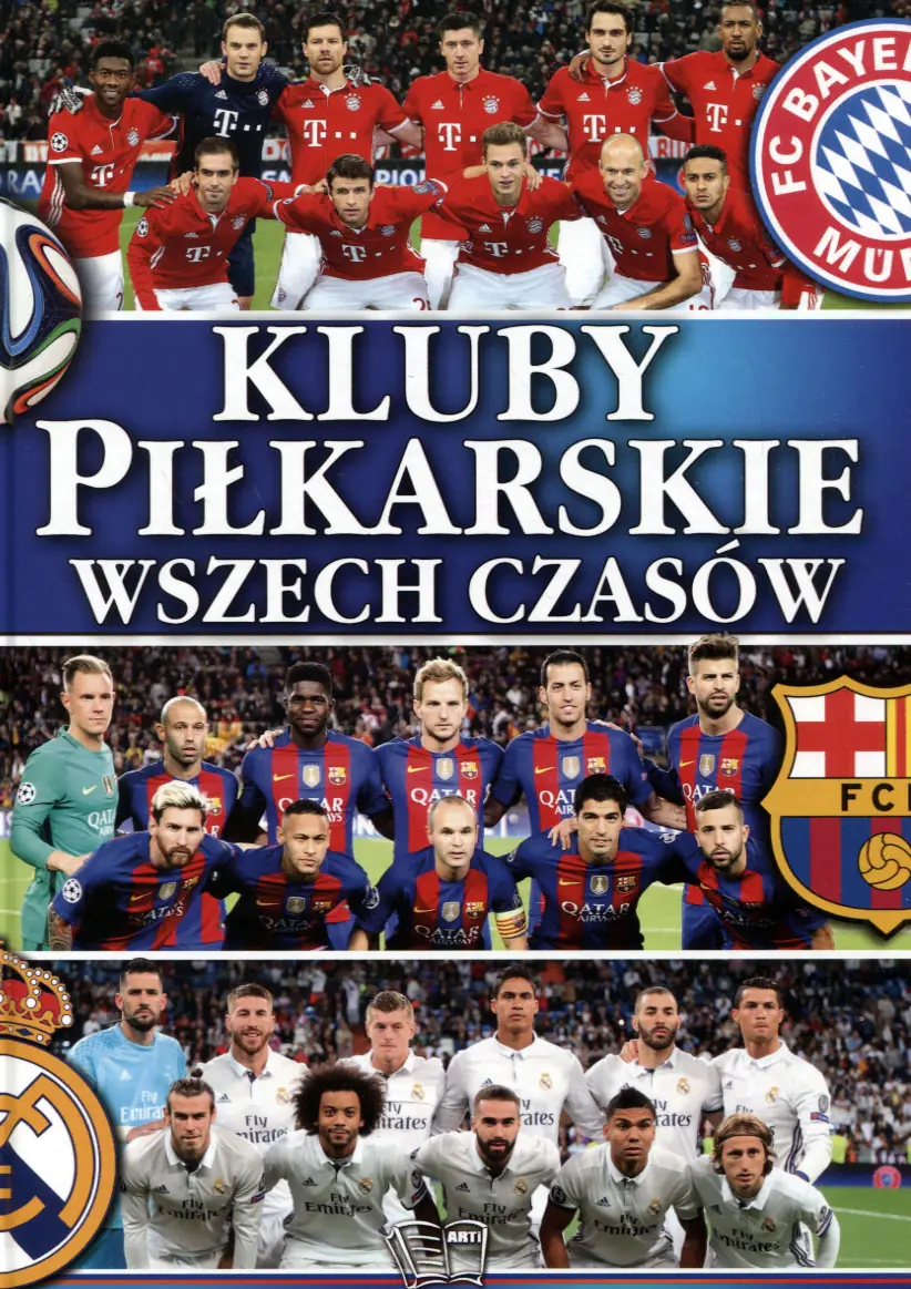 Książka - Kluby piłkarskie wszech czasów