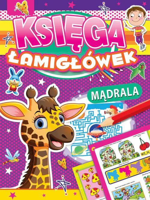 Książka - Księga łamigłówek mądrala