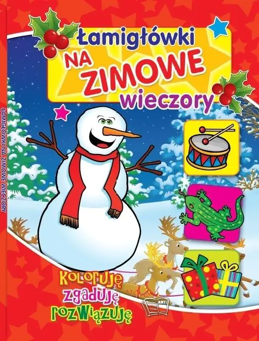 Książka - Łamigłówki na długie zimowe wieczory