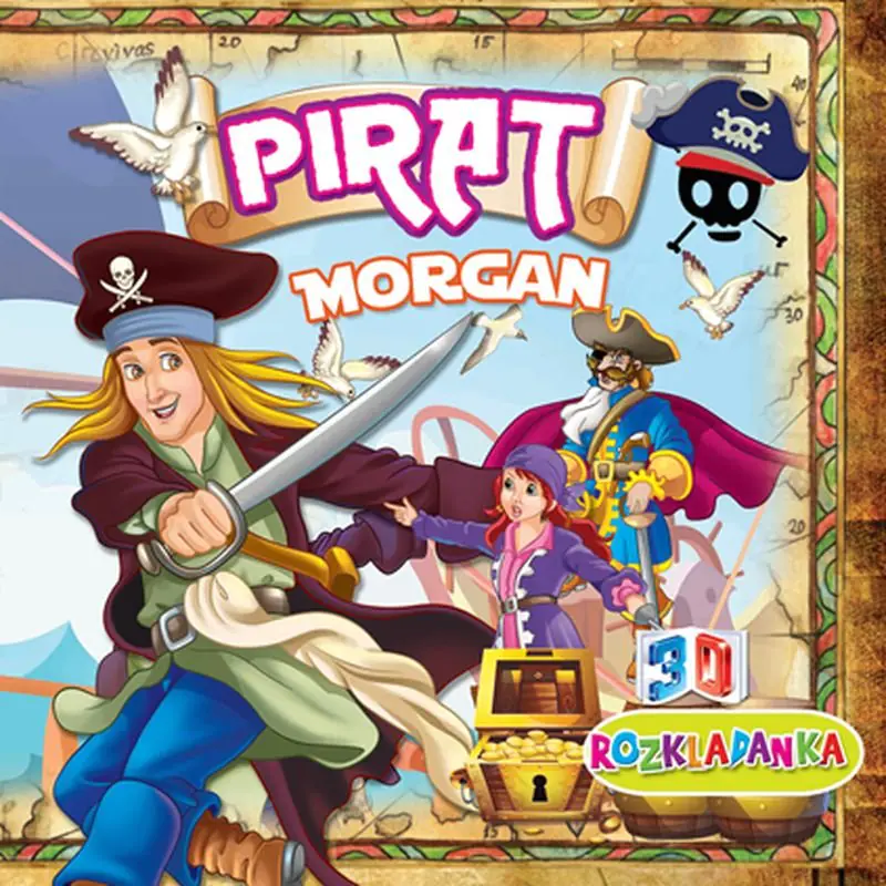 Książka - Pirat Morgan. Rozkładanka 3D