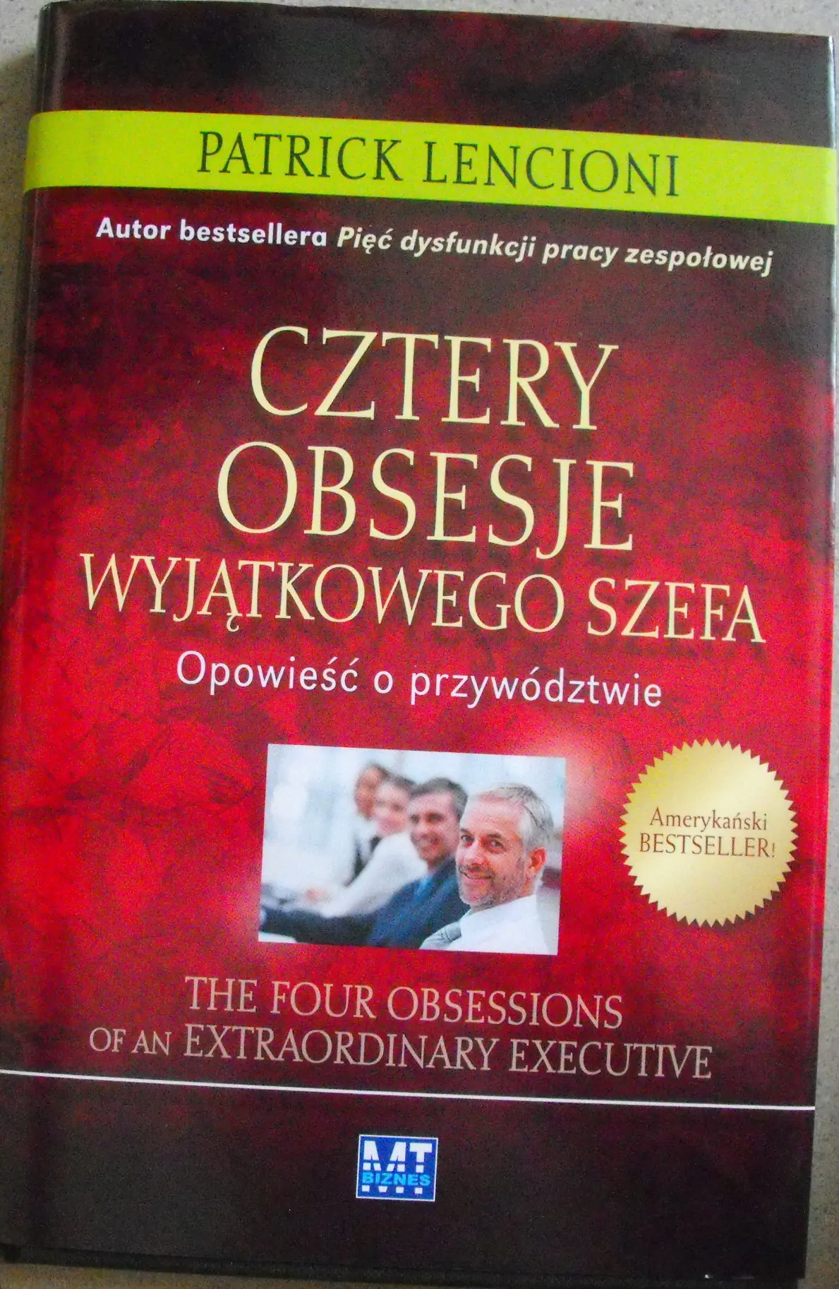 Książka - Cztery obsesje wyjątkowego szefa