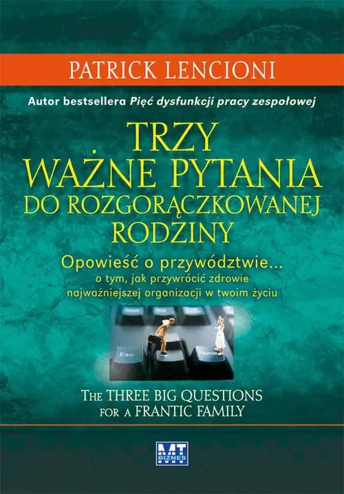 Książka - Trzy ważne pytania do rozgorączkowanej rodziny