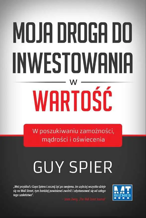 Książka - Moja droga do inwestowania w wartość