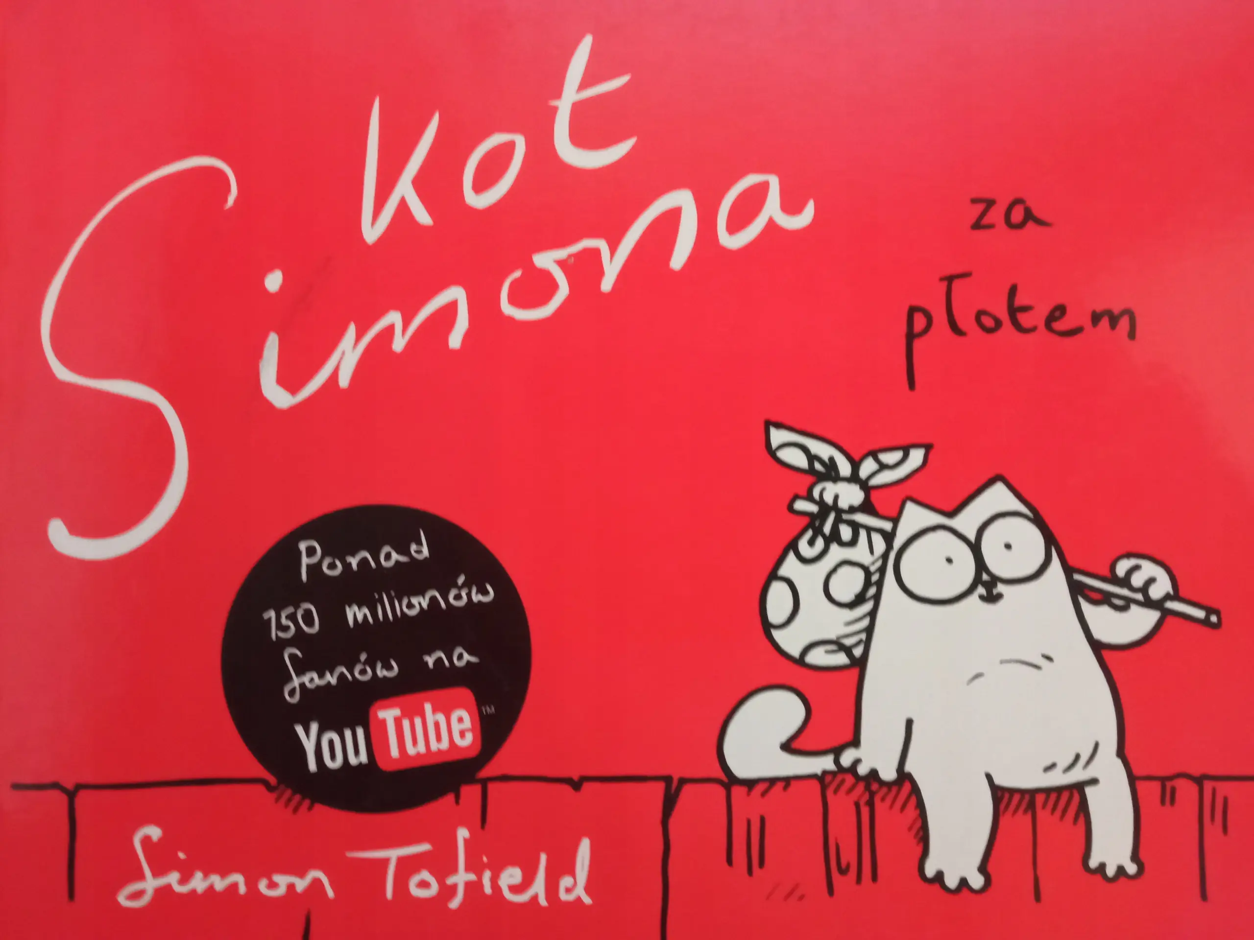 Książka - Kot Simona za płotem
