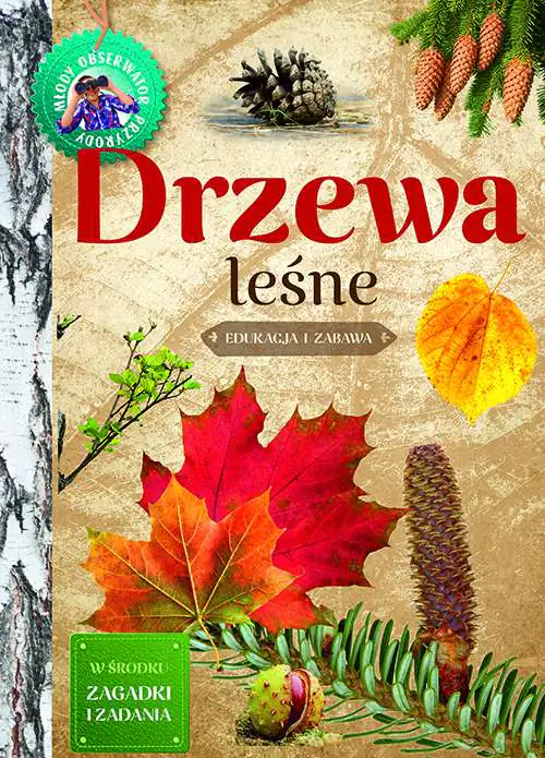Książka - Drzewa leśne. Młody obserwator przyrody