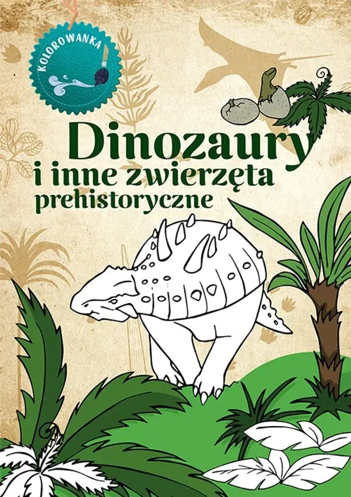 Książka - Dinozaury. Kolorowanka