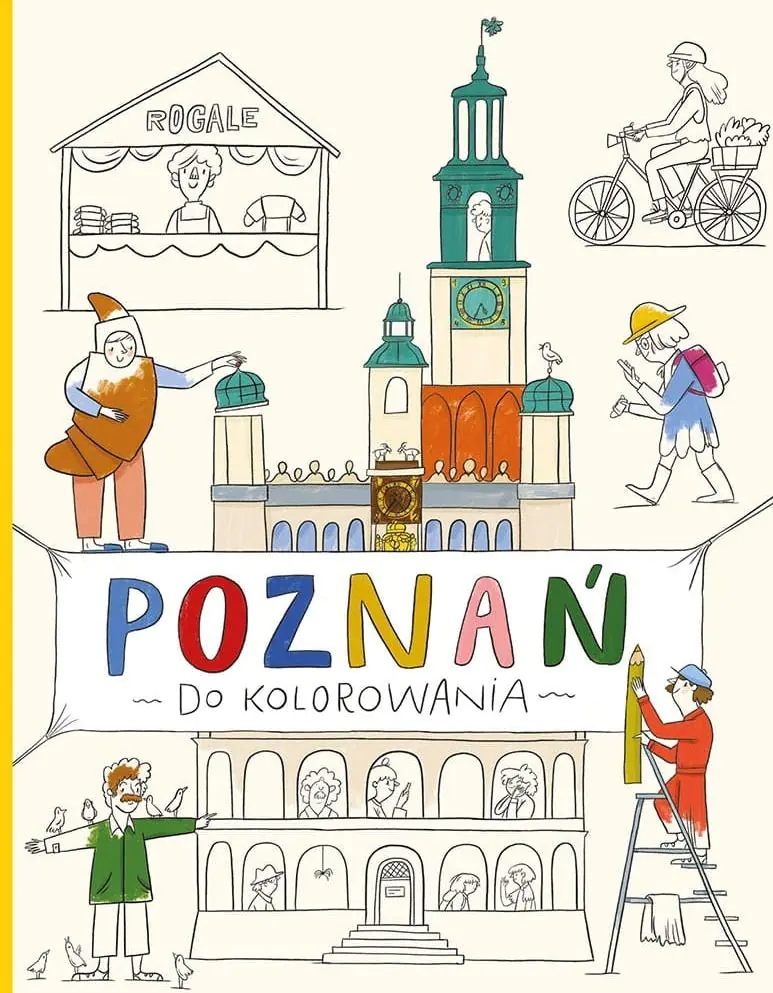 Książka - Poznań do kolorowania