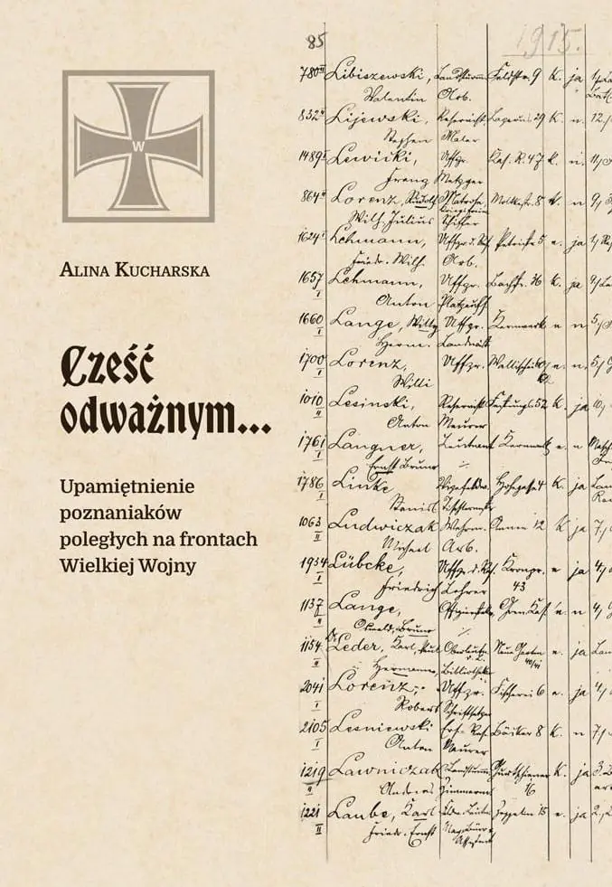 Książka - Cześć odważnym&hellip; Upamiętnienie poznaniaków poległych na frontach Wielkiej Wojny