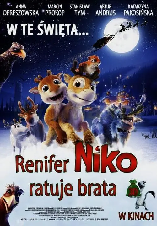 Książka - Renifer Niko ratuje brata (booklet)