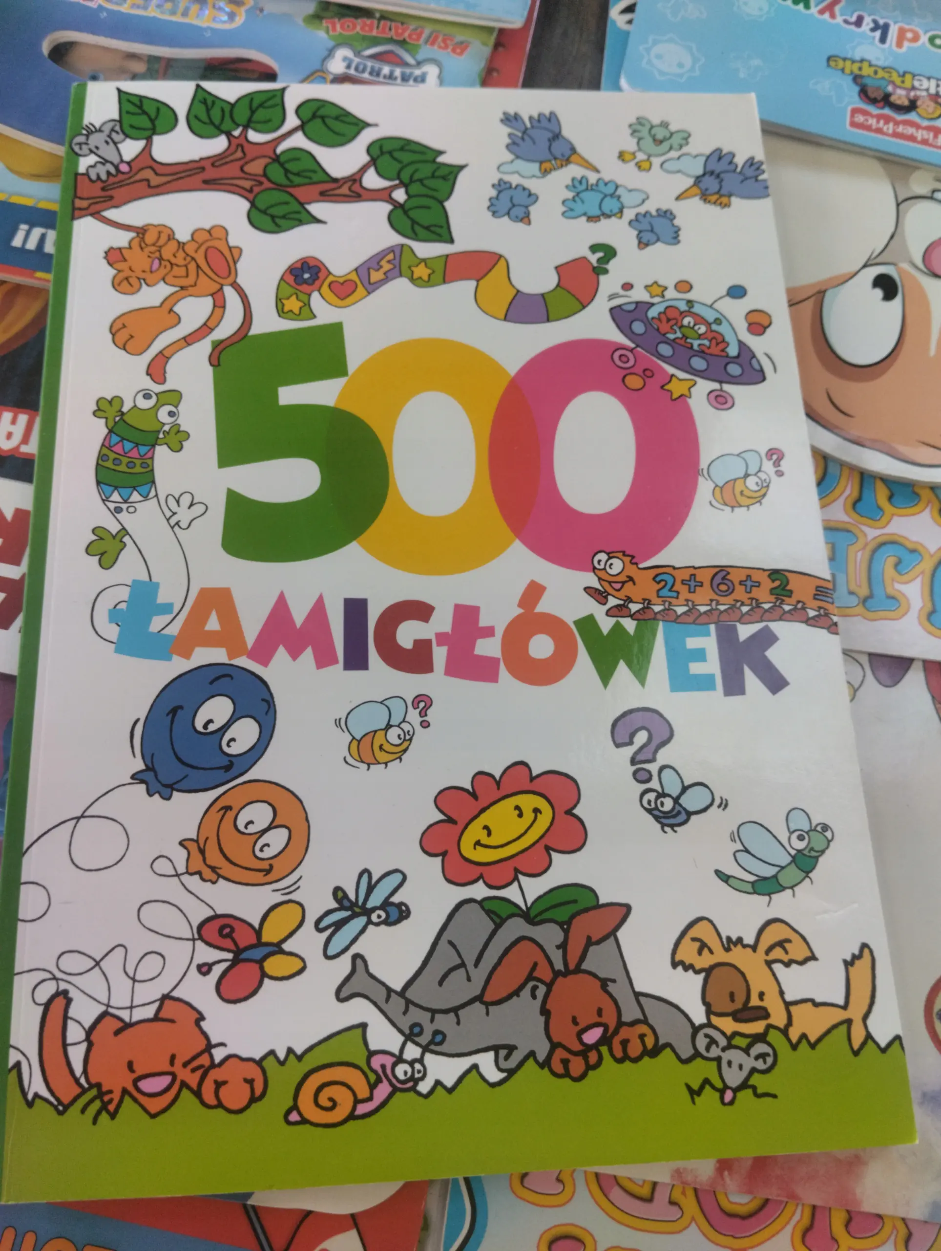 Książka - 500 łamigłówek