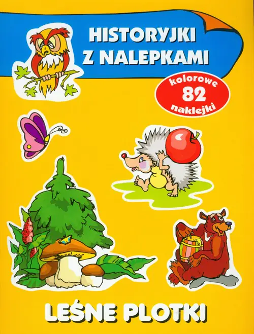 Książka - Leśne plotki. Historyjki z nalepkami