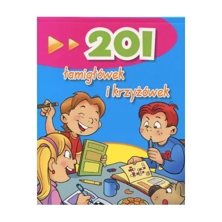 Książka - 201 łamigłówek i krzyżówek