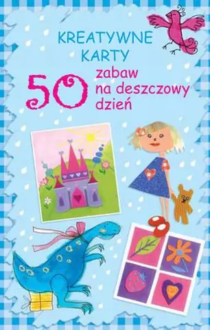Książka - 50 zabaw na deszczowy dzień Kreatywne karty