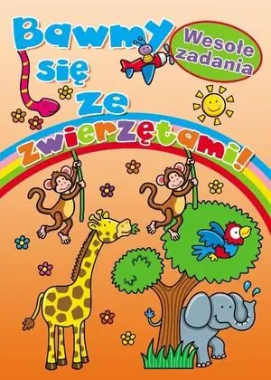 Książka - Wesołe zadania. Bawmy się ze zwierzętami!