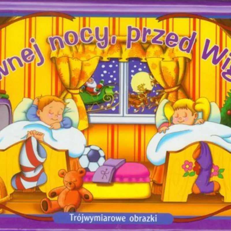 Książka - Pewnej nocy przed Wigilią. Trójwymiarowe obrazki