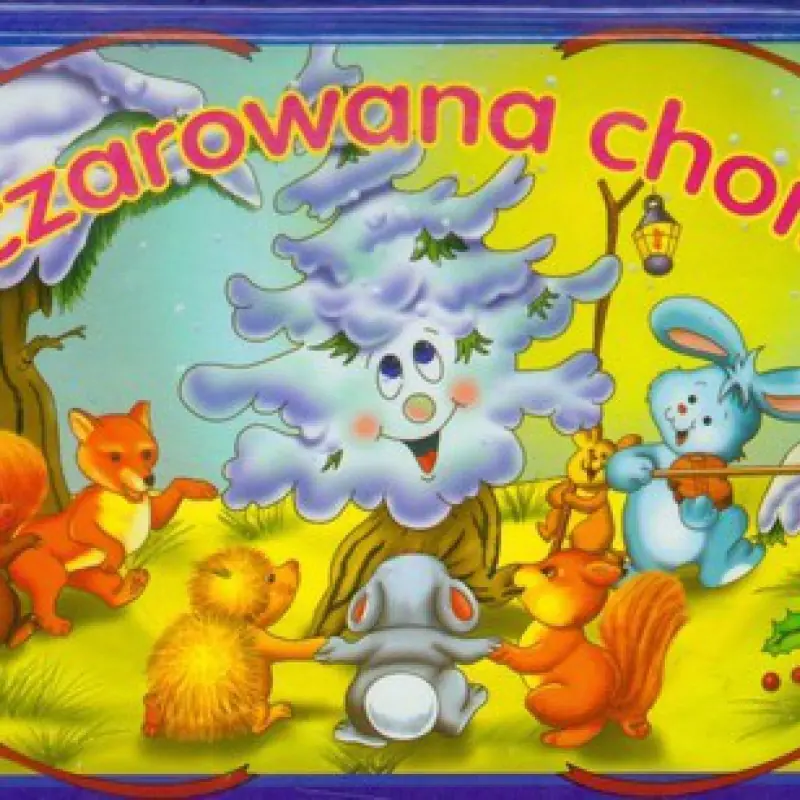 Książka - Zaczarowana choinka. Trójwymiarowe obrazki