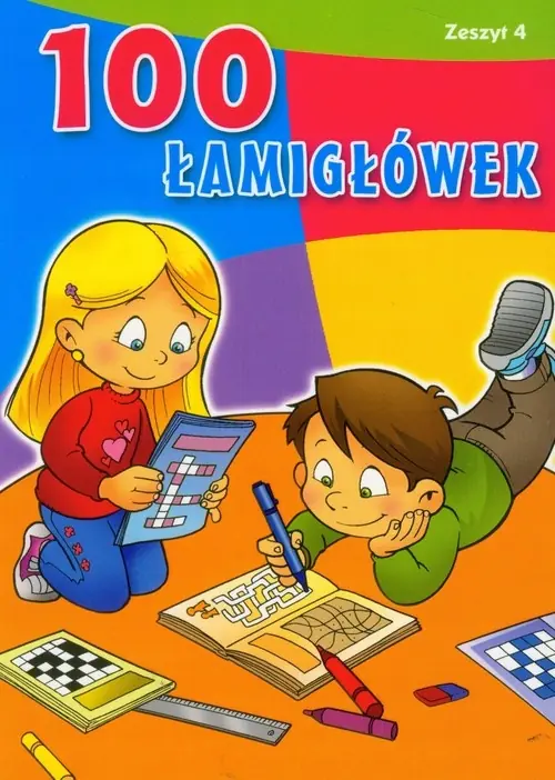 Książka - 100 łamigłówek Zeszyt 4