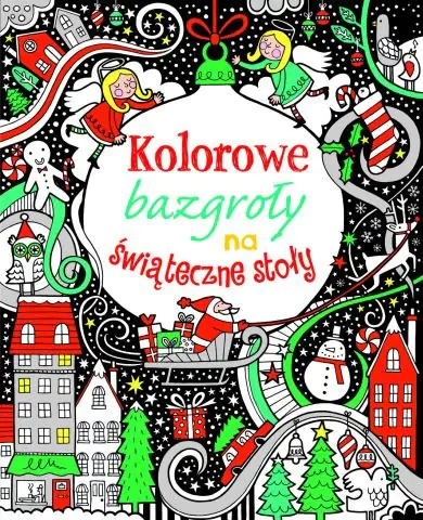 Książka - Kolorowe bazgroły na świąteczne stoły