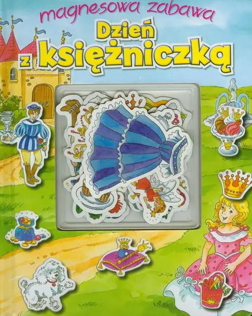 Książka - Dzień z księżniczką Magnesowa zabawa