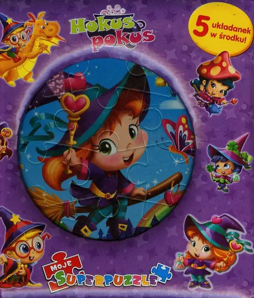 Książka - Moje super puzzle. Hokus pokus