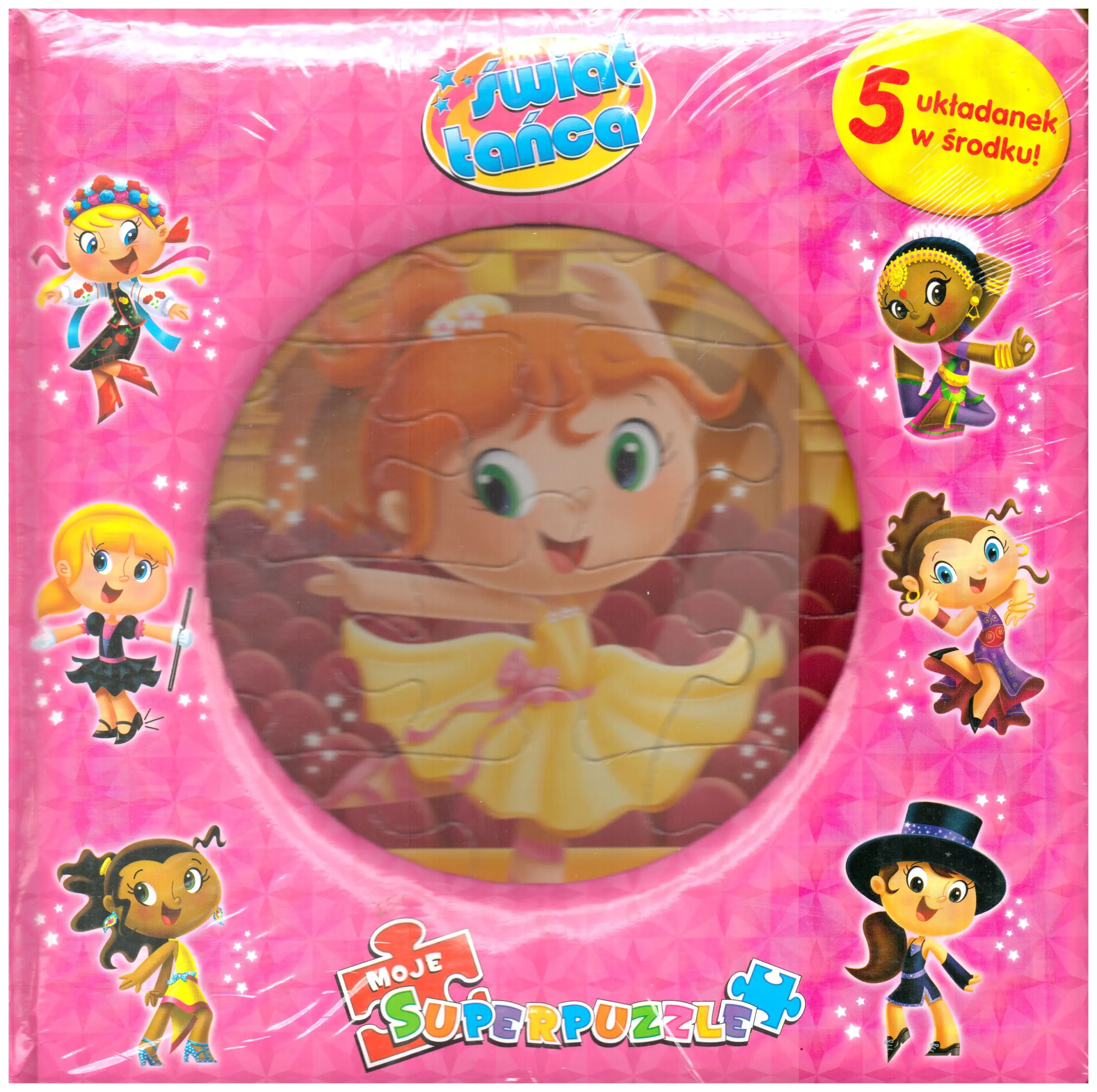 Książka - Moje super puzzle. Świat tańca