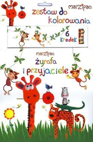 Książka - Marzipan. Żyrafa i przyjaciele