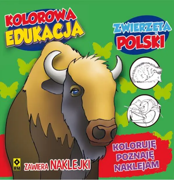 Książka - Kolorowa edukacja. Zwierzęta Polski